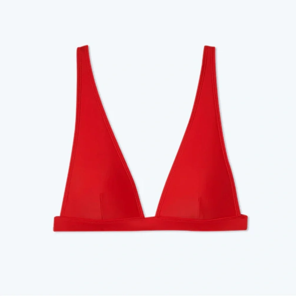 summersalt lava V-Neck Bikini Top - Picture 5 of 12